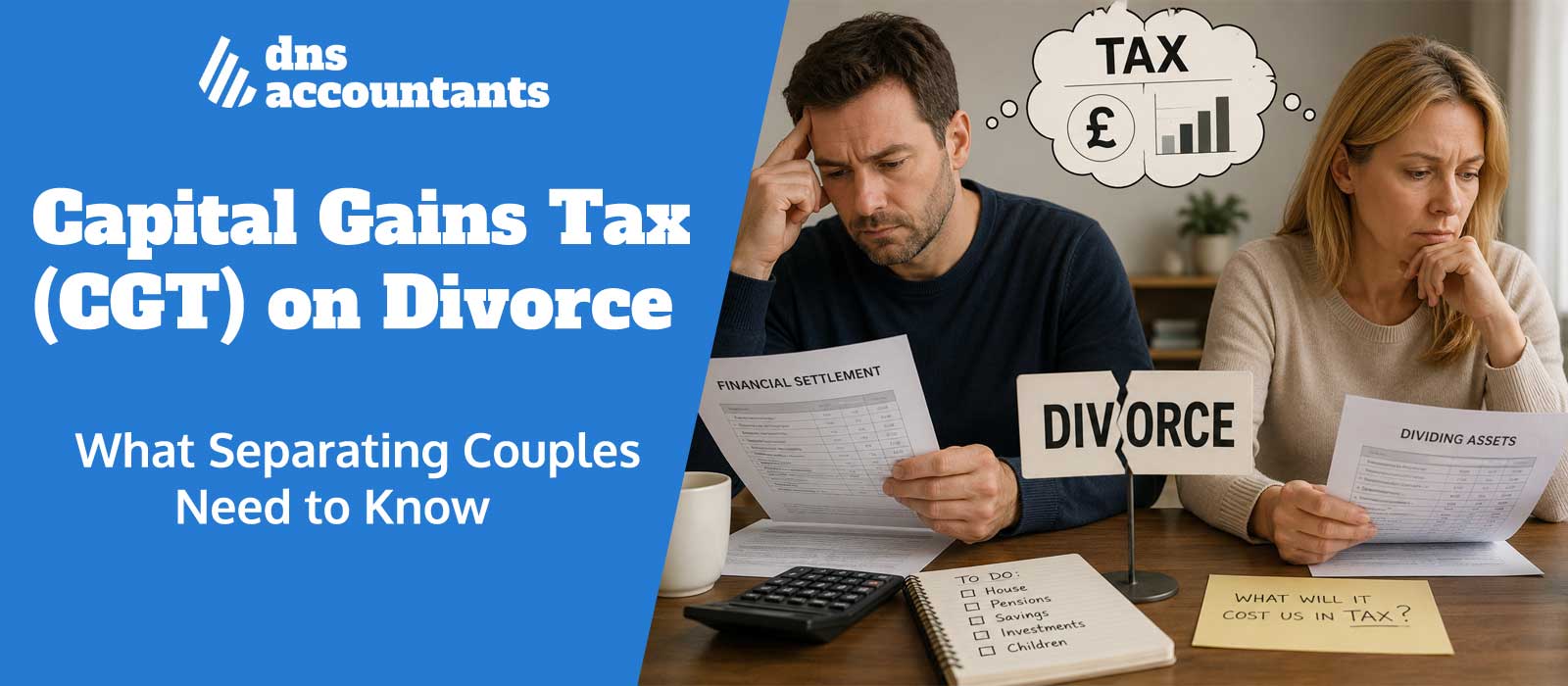 Capital Gains Tax (CGT) on Divorce in the UK: What Separating Couples Need to Know